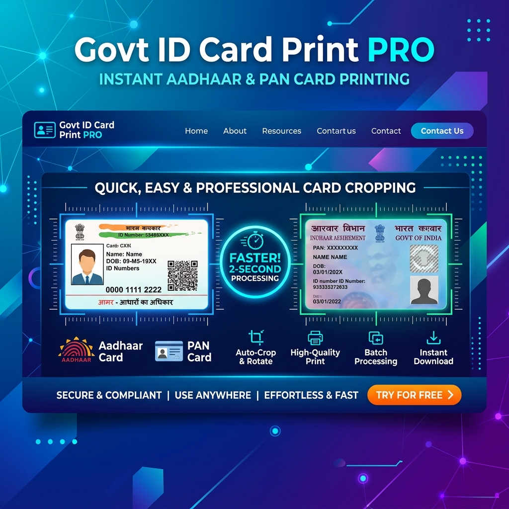 Govt ID Card Print